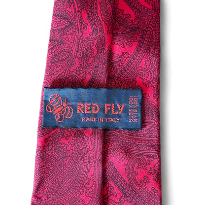 Cravatta Paisley Red Fly