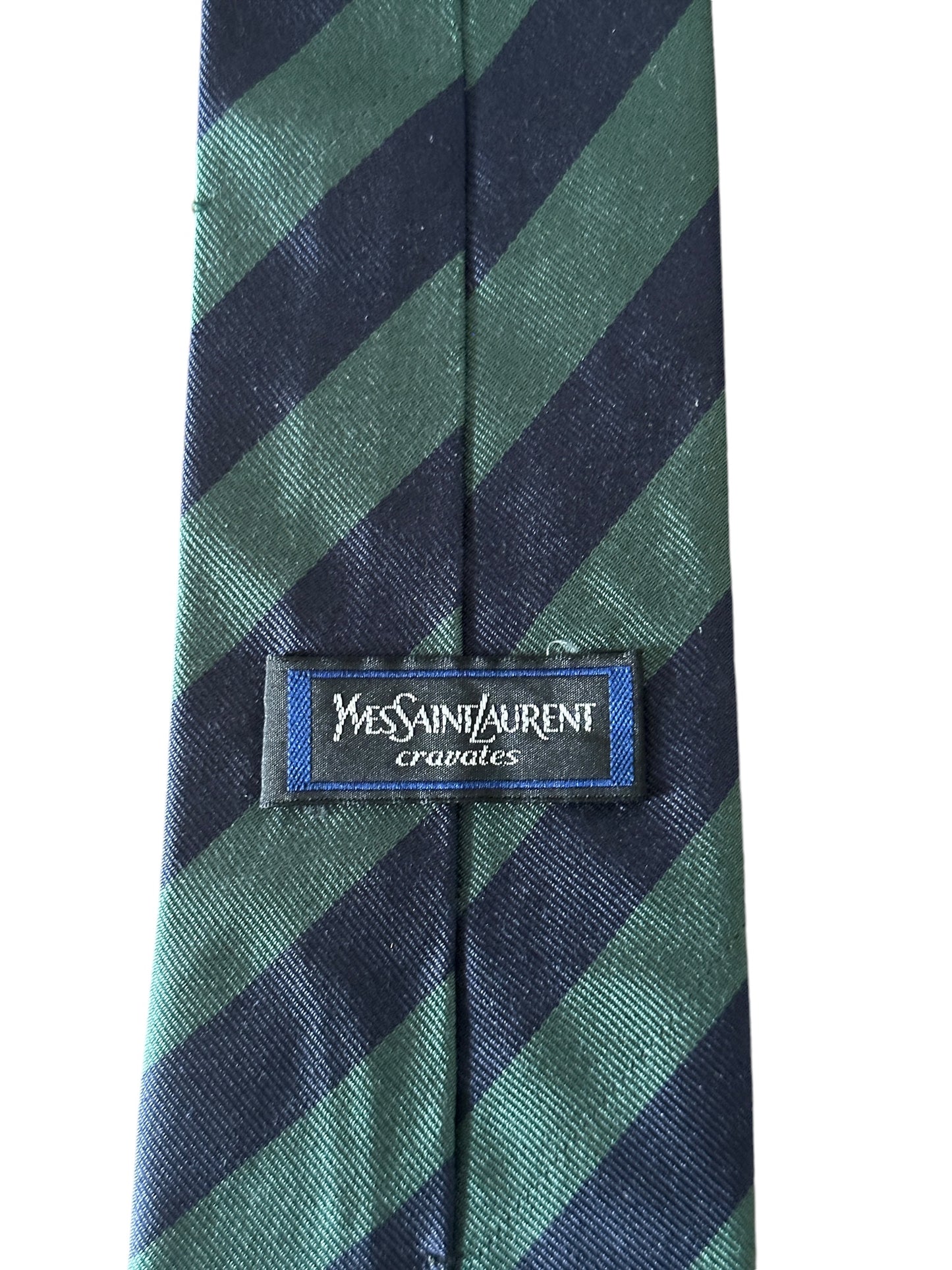 Cravatta regimental Yves Saint Laurent