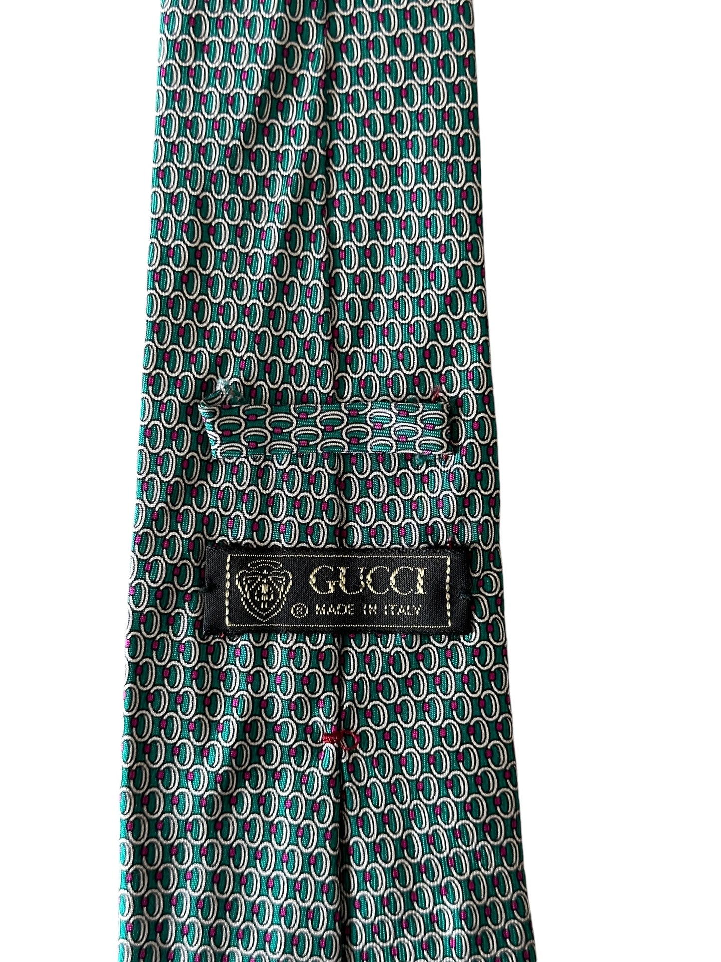 Cravatta microfantasia Gucci