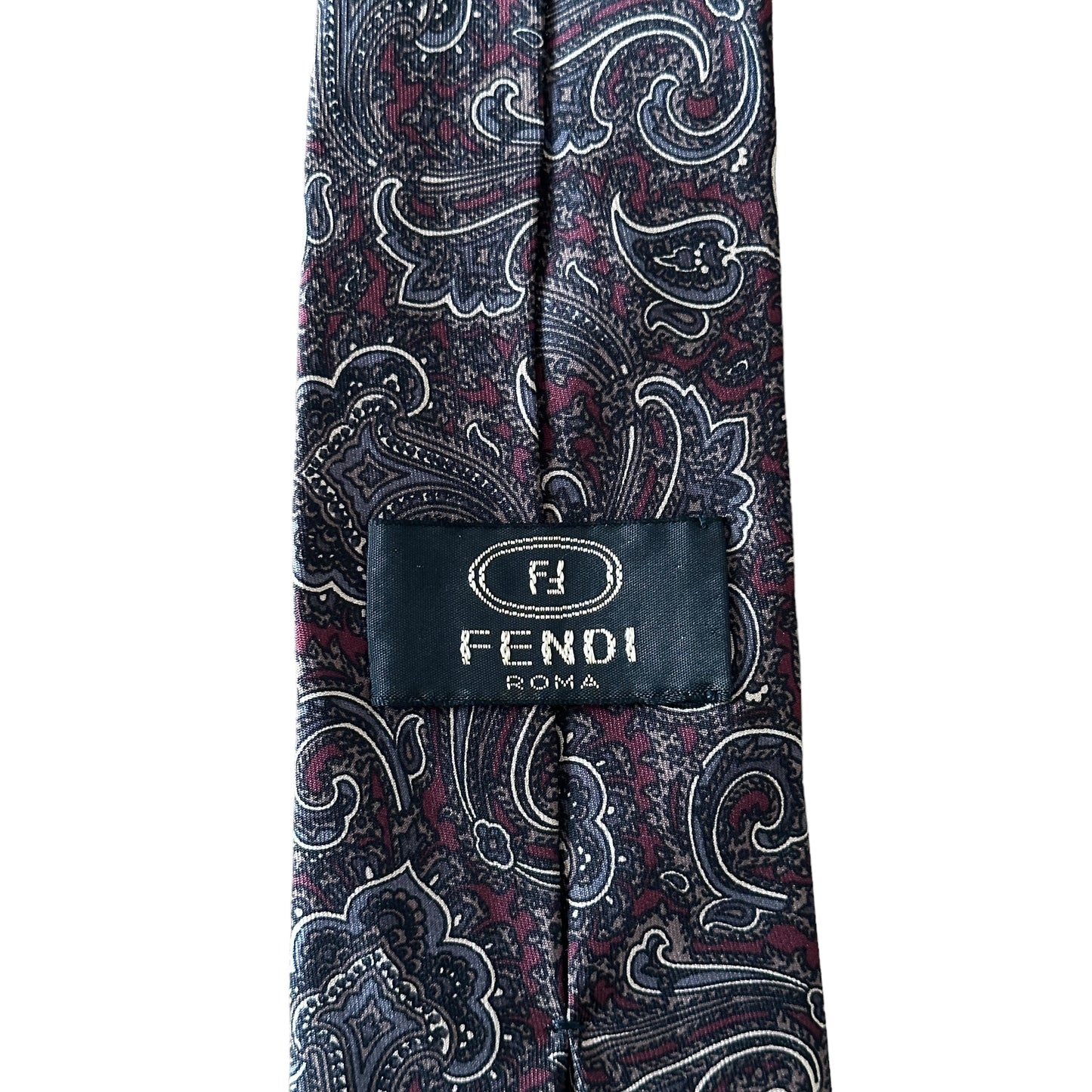 Cravatta paisley Fendi