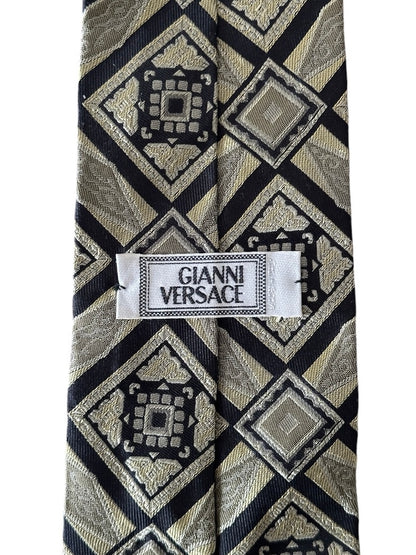 Cravatta geometrica Gianni Versace